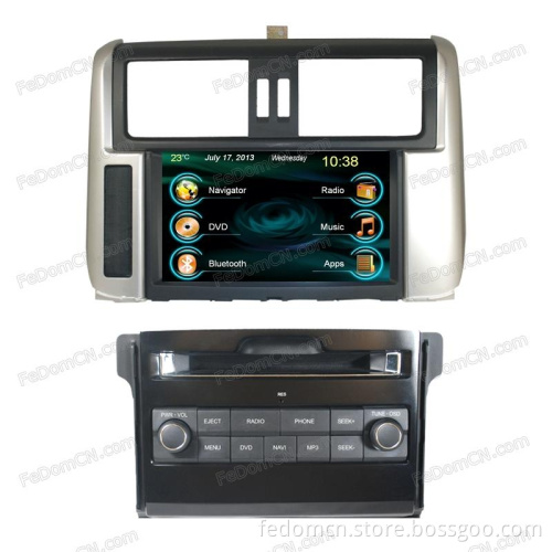 Car DVD GPS Player, Auto Radio Stereo, Audio Video for Toyota Prado 2010 (C8013TP) with with Bluetooth & Radio & Navigator & USB Display & MP3/4